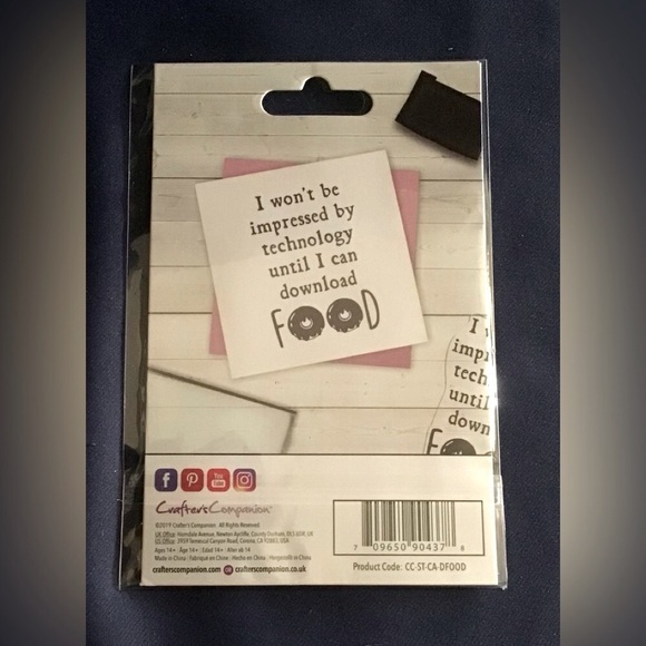 Crafter’s Companion set of 3 clear stamps for card making and scrapbooking. - Picture 2 of 4